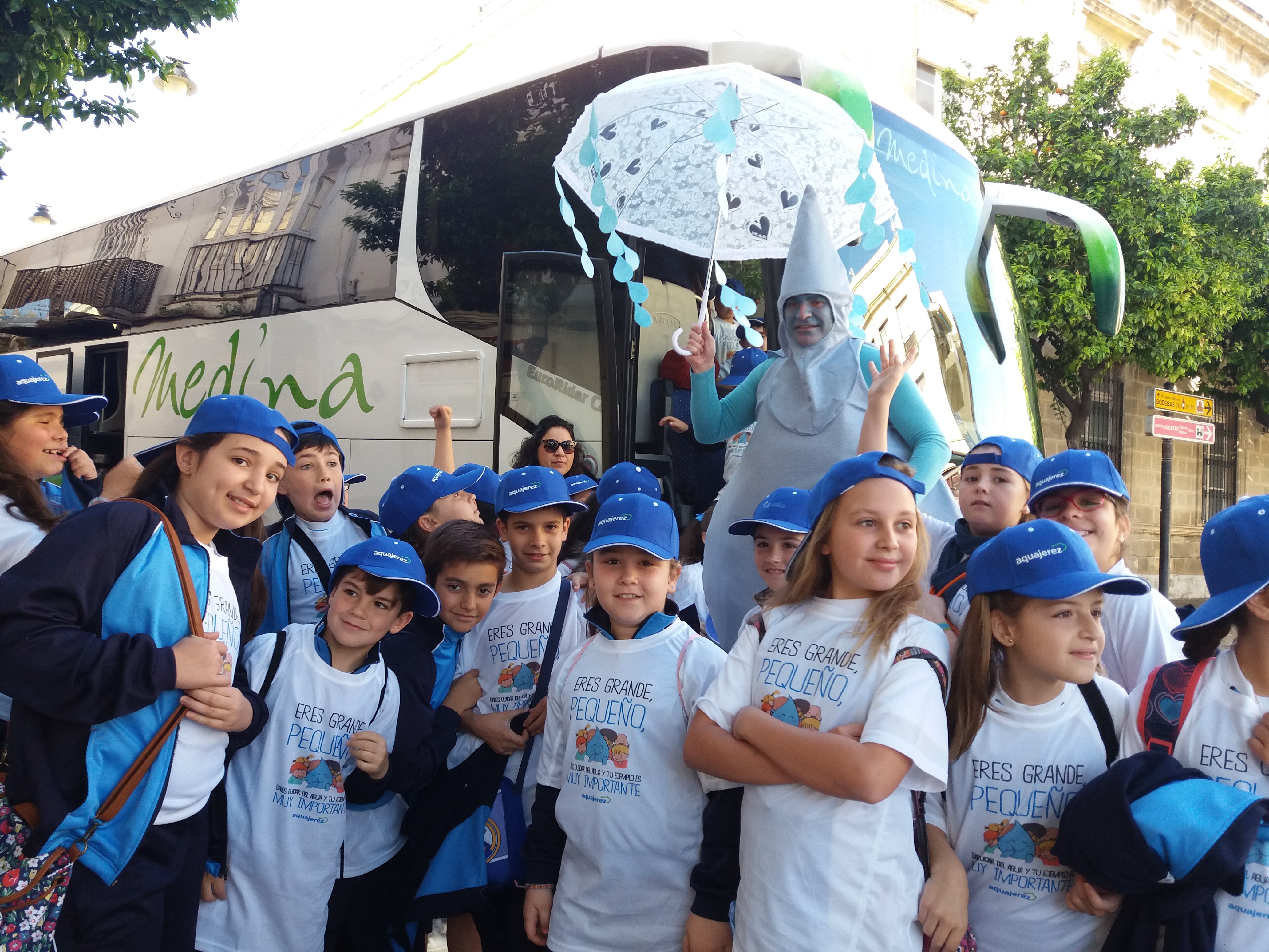Fiesta infantil del Agua del año pasado, en Plaza del Arenal