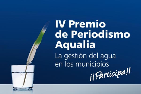 En marcha el 4º Premio de Periodismo Aqualia