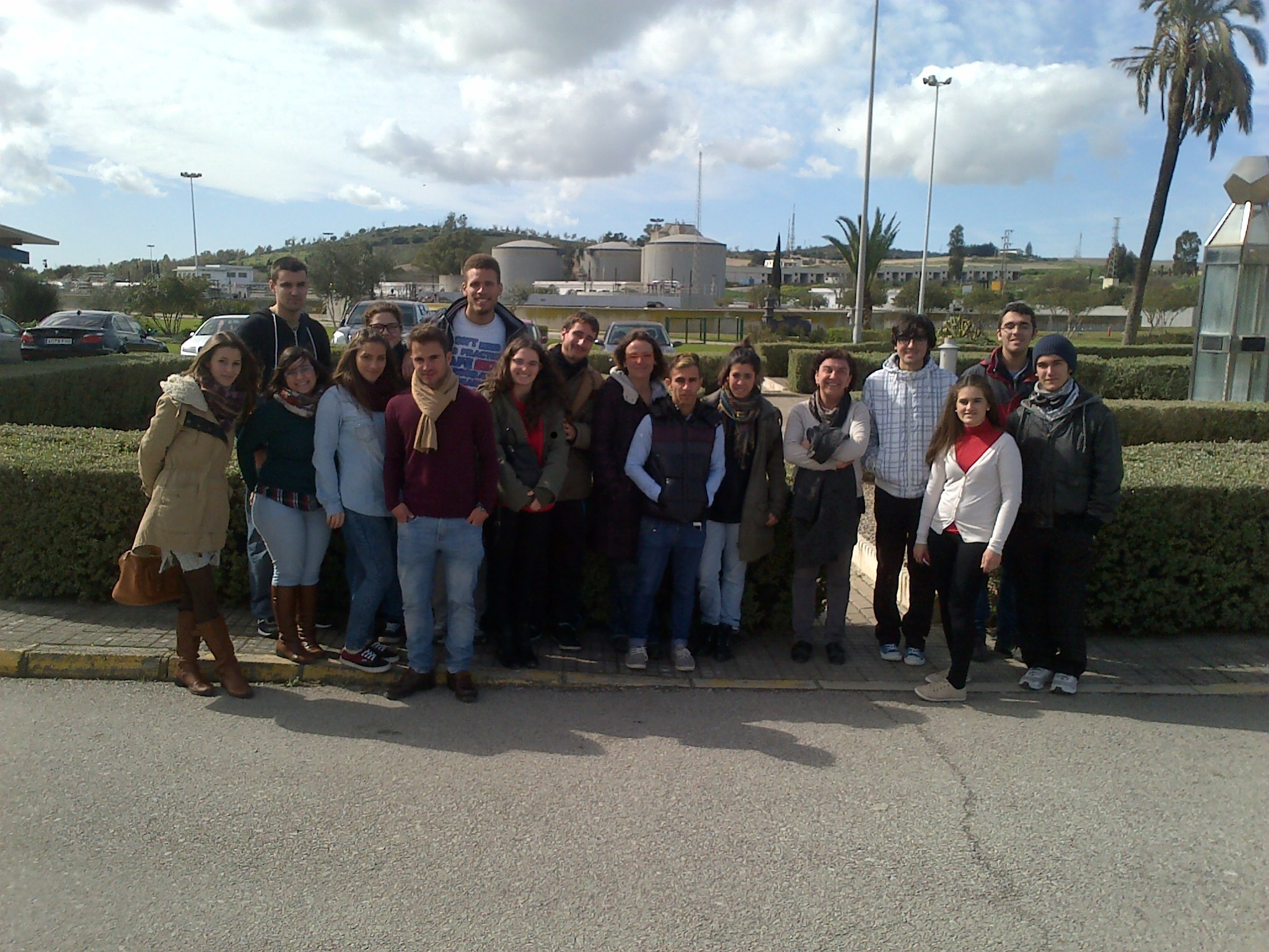 Alumnos del IES La Granja visitan las instalaciones del Servicio Municipal de Aguas
